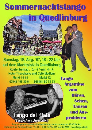 3. Sommernachtstango auf dem Quedlinburger Marktplatz