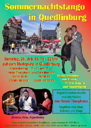 4. Sommernachtstango auf dem Quedlinburger Marktplatz