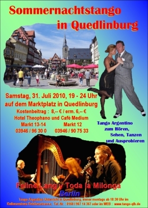 6. Sommernachtstango auf dem Quedlinburger Marktplatz